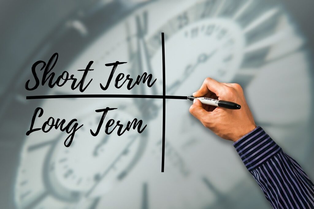 short term, long term